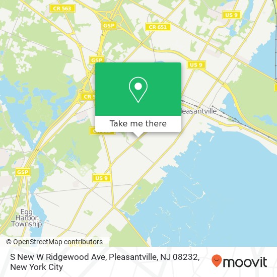 S New W Ridgewood Ave, Pleasantville, NJ 08232 map