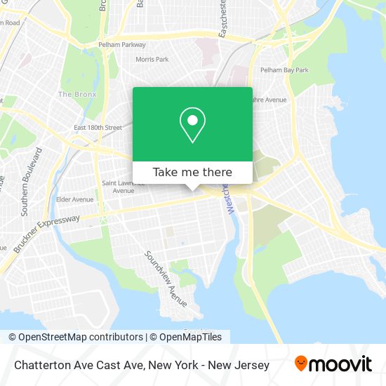 Mapa de Chatterton Ave Cast Ave