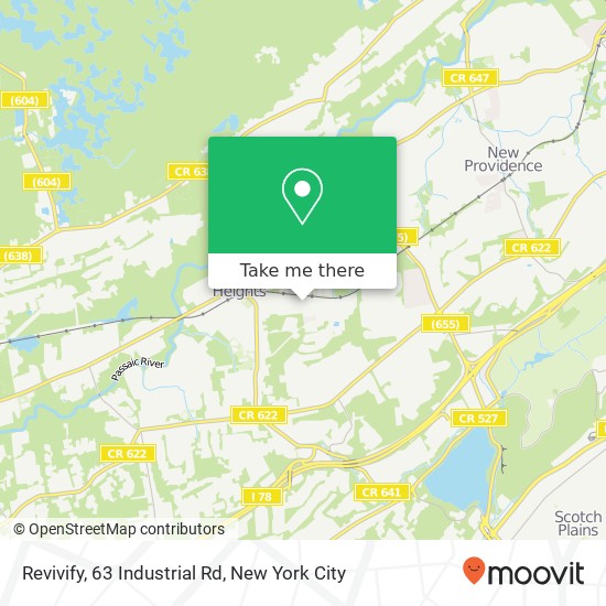 Mapa de Revivify, 63 Industrial Rd