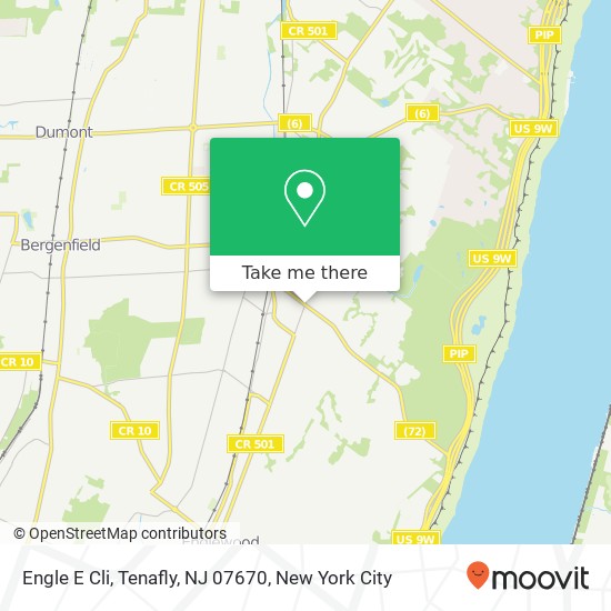 Mapa de Engle E Cli, Tenafly, NJ 07670