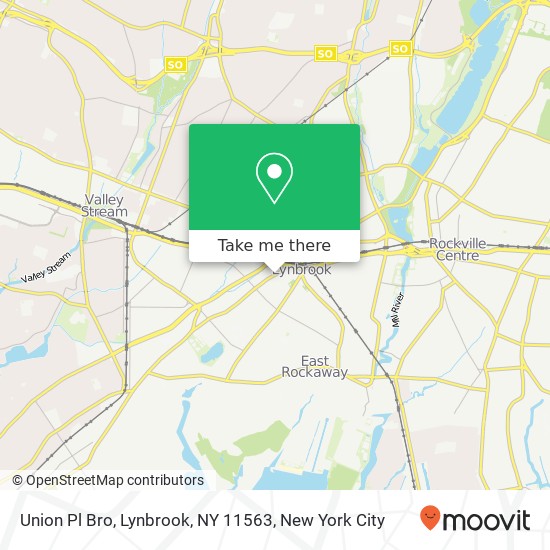 Union Pl Bro, Lynbrook, NY 11563 map