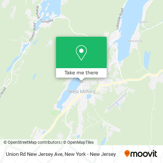 Mapa de Union Rd New Jersey Ave