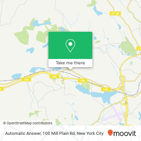 Automatic Answer, 100 Mill Plain Rd map