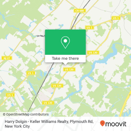 Mapa de Harry Dolgin - Keller Williams Realty, Plymouth Rd