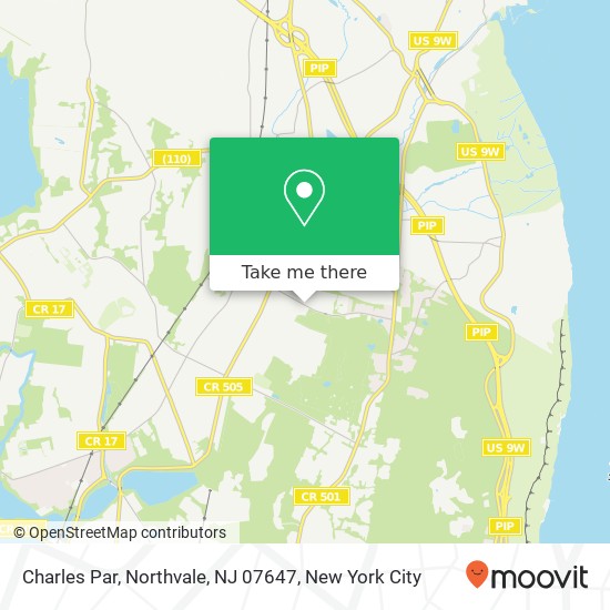 Mapa de Charles Par, Northvale, NJ 07647