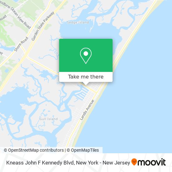 Kneass John F Kennedy Blvd map