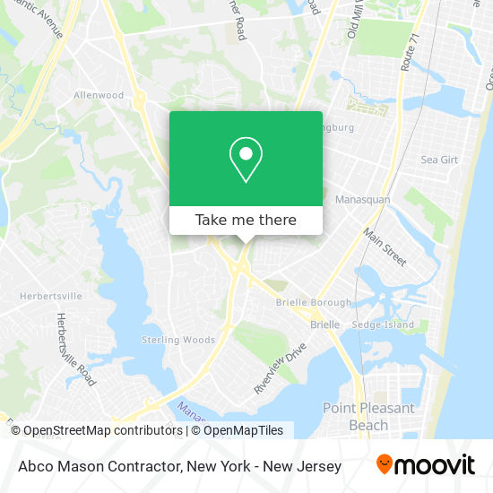 Abco Mason Contractor map