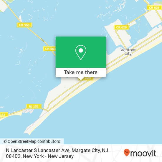 N Lancaster S Lancaster Ave, Margate City, NJ 08402 map