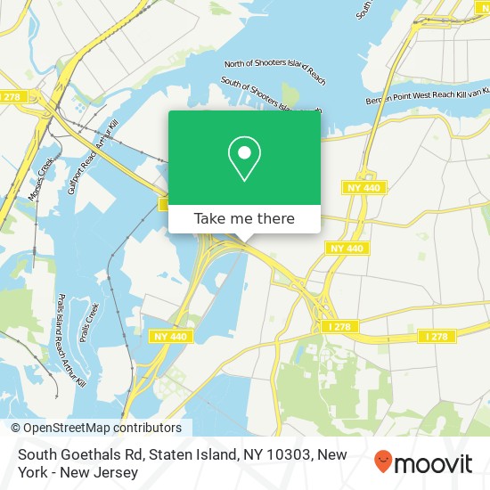 South Goethals Rd, Staten Island, NY 10303 map
