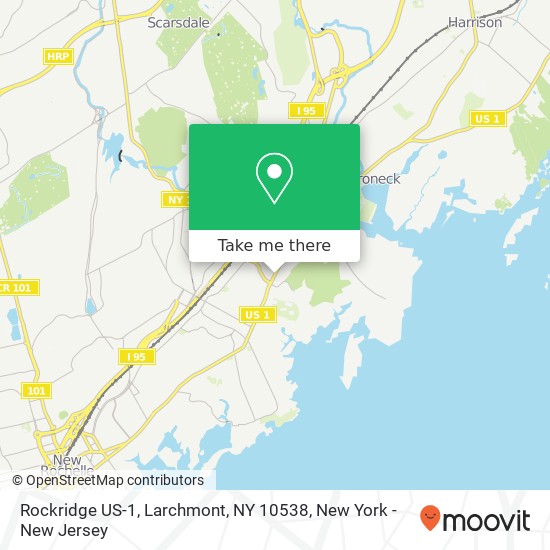 Mapa de Rockridge US-1, Larchmont, NY 10538