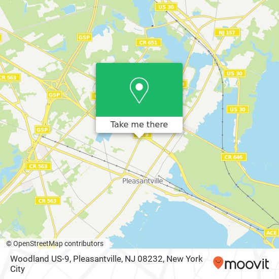 Woodland US-9, Pleasantville, NJ 08232 map