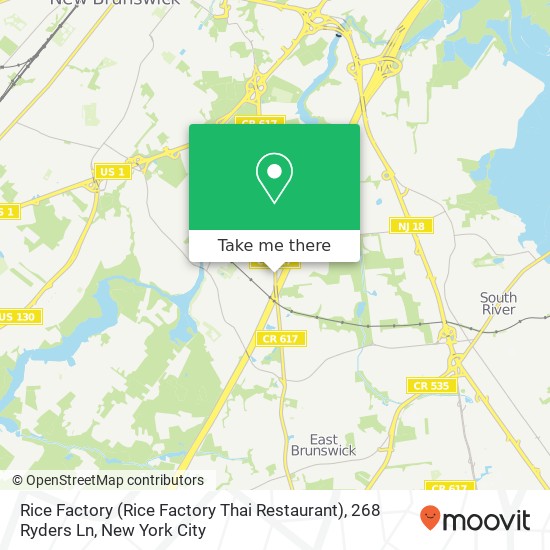 Rice Factory (Rice Factory Thai Restaurant), 268 Ryders Ln map