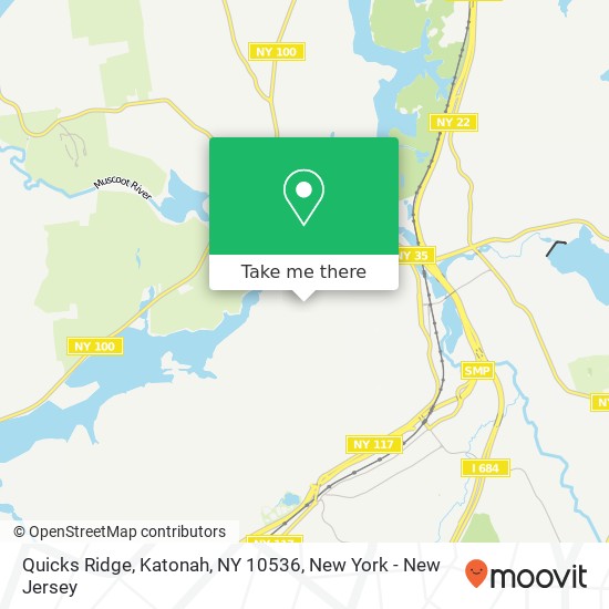 Mapa de Quicks Ridge, Katonah, NY 10536