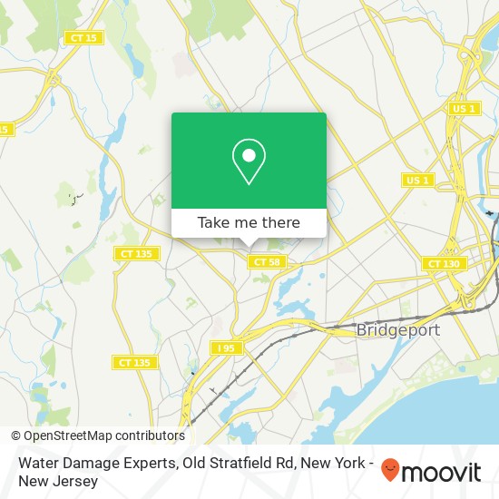 Water Damage Experts, Old Stratfield Rd map