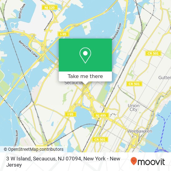 3 W Island, Secaucus, NJ 07094 map
