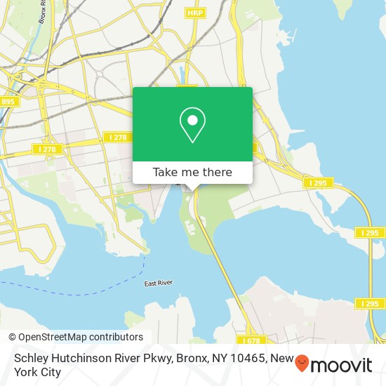 Mapa de Schley Hutchinson River Pkwy, Bronx, NY 10465