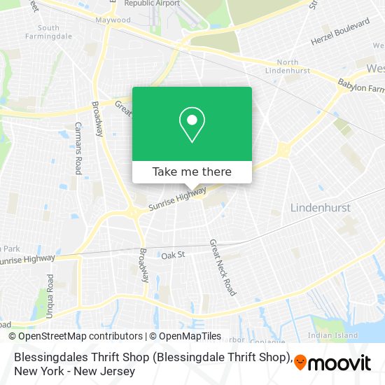 Blessingdales Thrift Shop (Blessingdale Thrift Shop) map