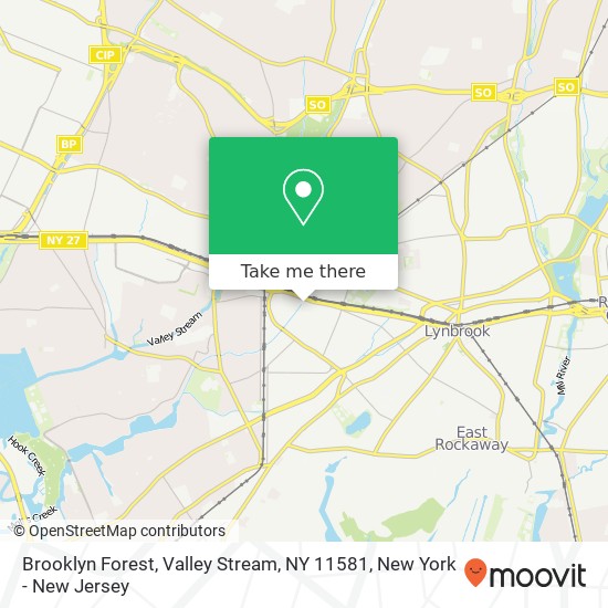 Brooklyn Forest, Valley Stream, NY 11581 map