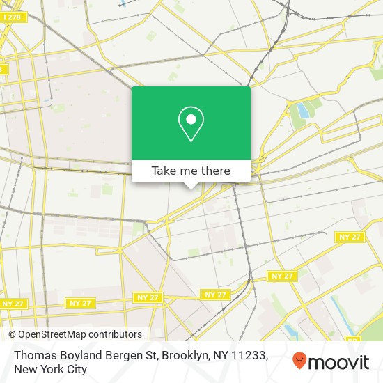 Thomas Boyland Bergen St, Brooklyn, NY 11233 map