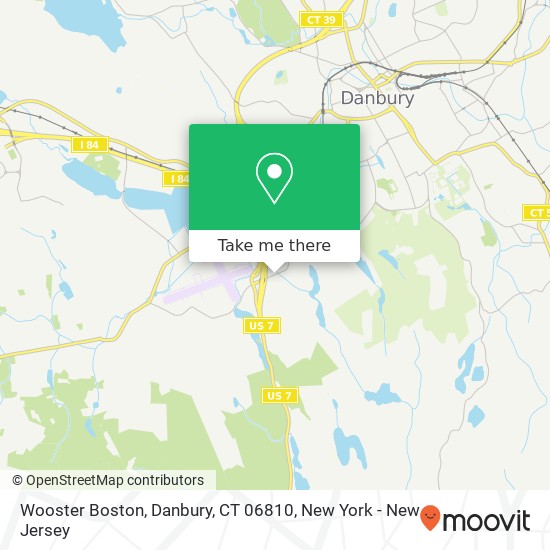 Wooster Boston, Danbury, CT 06810 map