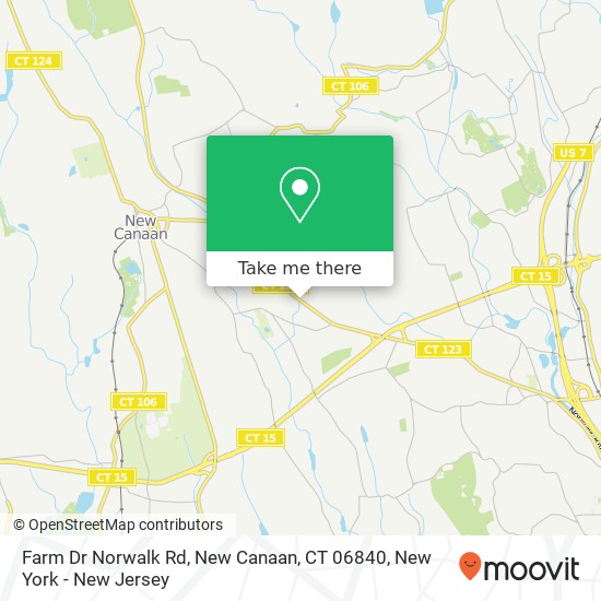 Farm Dr Norwalk Rd, New Canaan, CT 06840 map