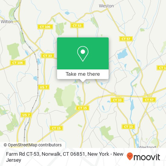 Farm Rd CT-53, Norwalk, CT 06851 map