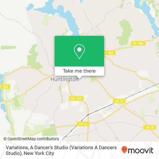 Variations, A Dancer's Studio (Variations A Dancers Studio) map