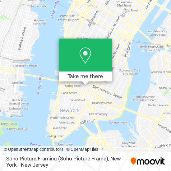 Soho Picture Framing (Soho Picture Frame) map