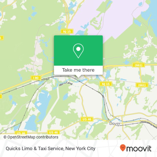 Mapa de Quicks Limo & Taxi Service