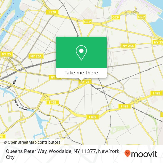 Queens Peter Way, Woodside, NY 11377 map