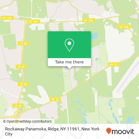 Rockaway Panamoka, Ridge, NY 11961 map