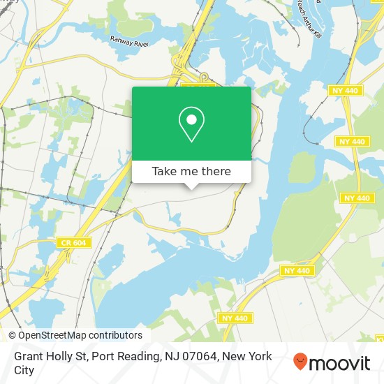 Grant Holly St, Port Reading, NJ 07064 map