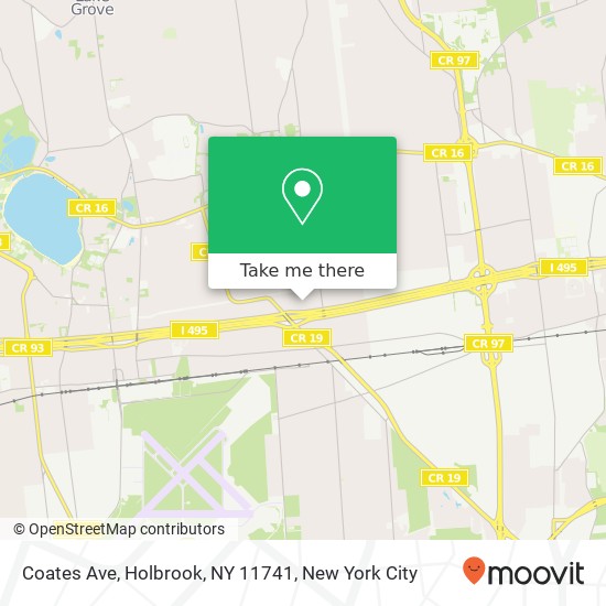 Coates Ave, Holbrook, NY 11741 map