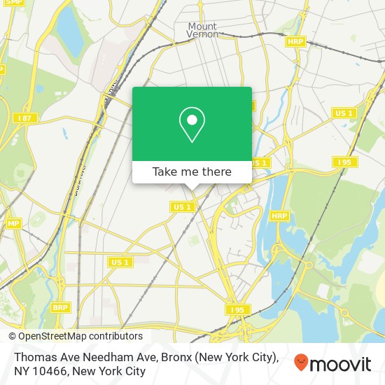 Thomas Ave Needham Ave, Bronx (New York City), NY 10466 map