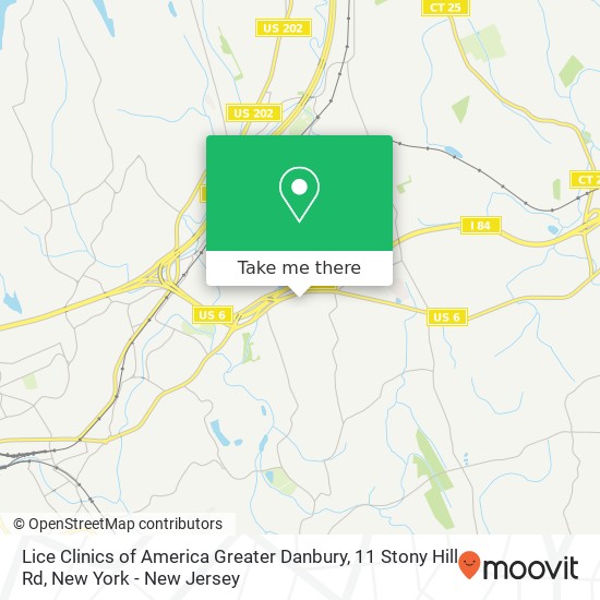 Lice Clinics of America Greater Danbury, 11 Stony Hill Rd map