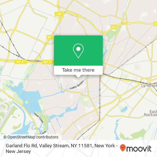 Garland Flo Rd, Valley Stream, NY 11581 map