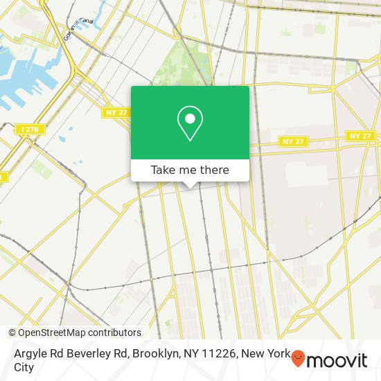 Argyle Rd Beverley Rd, Brooklyn, NY 11226 map