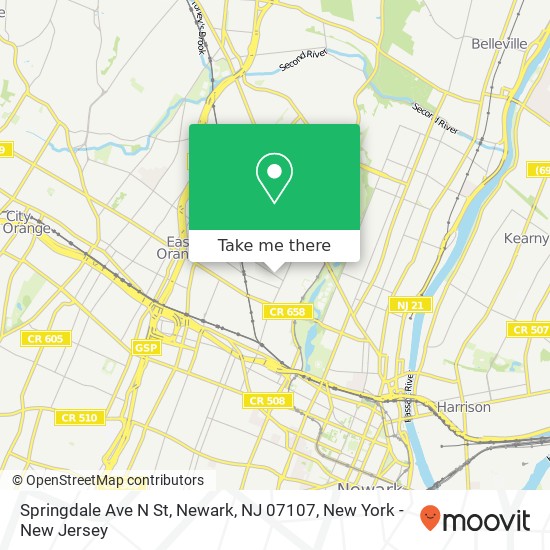 Springdale Ave N St, Newark, NJ 07107 map