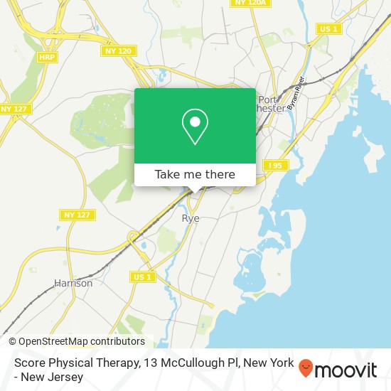 Mapa de Score Physical Therapy, 13 McCullough Pl