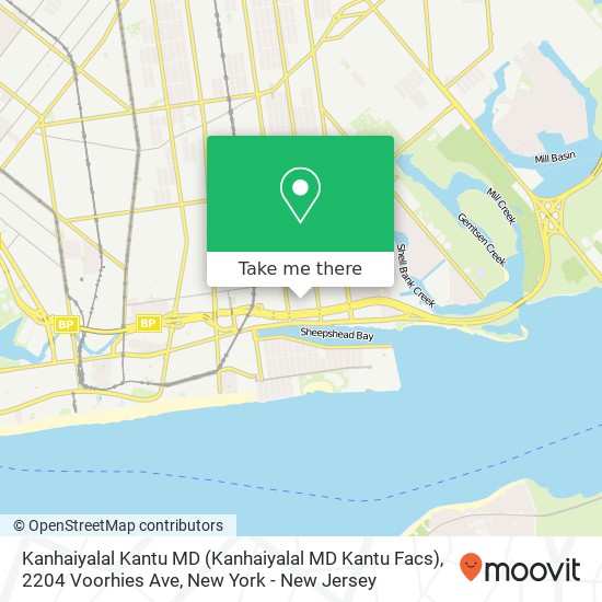 Mapa de Kanhaiyalal Kantu MD (Kanhaiyalal MD Kantu Facs), 2204 Voorhies Ave