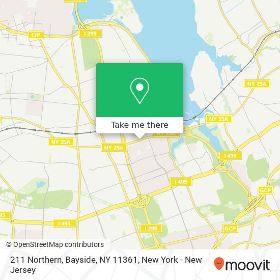 211 Northern, Bayside, NY 11361 map