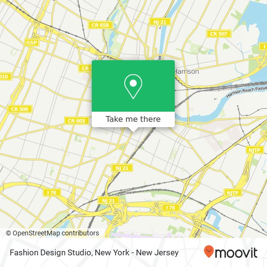 Mapa de Fashion Design Studio