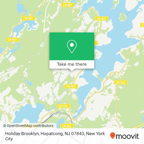 Holiday Brooklyn, Hopatcong, NJ 07843 map