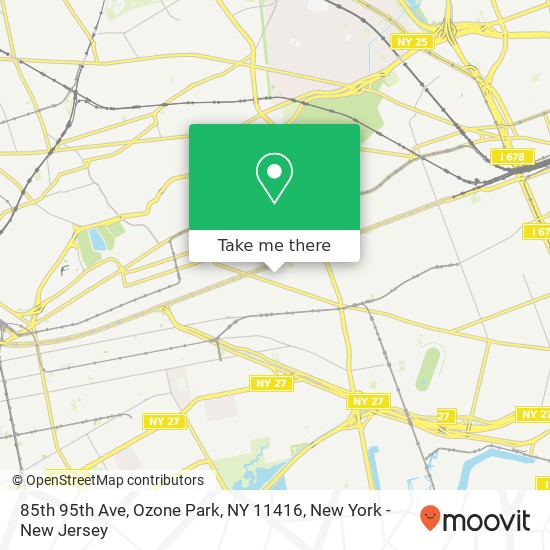 85th 95th Ave, Ozone Park, NY 11416 map