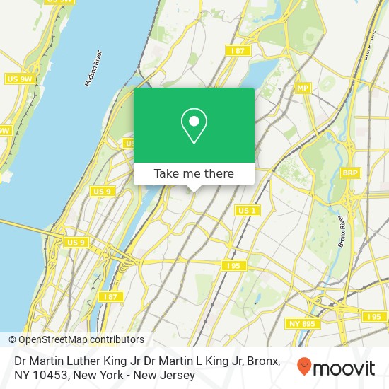 Dr Martin Luther King Jr Dr Martin L King Jr, Bronx, NY 10453 map