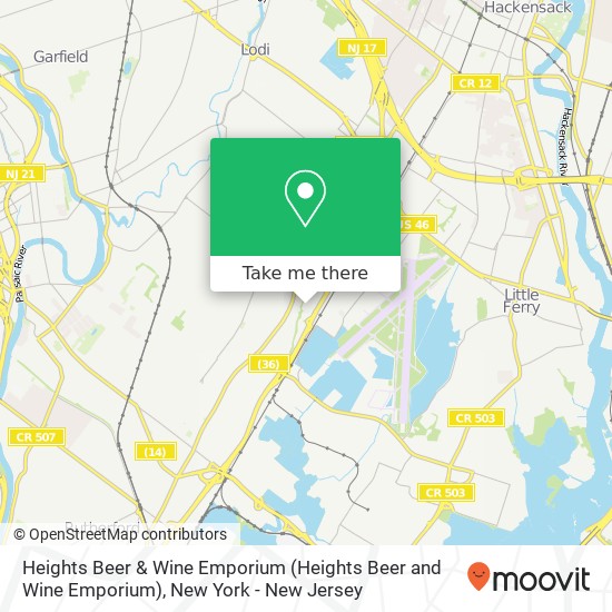 Mapa de Heights Beer & Wine Emporium