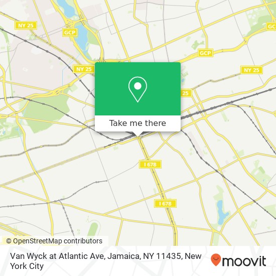 Mapa de Van Wyck at Atlantic Ave, Jamaica, NY 11435
