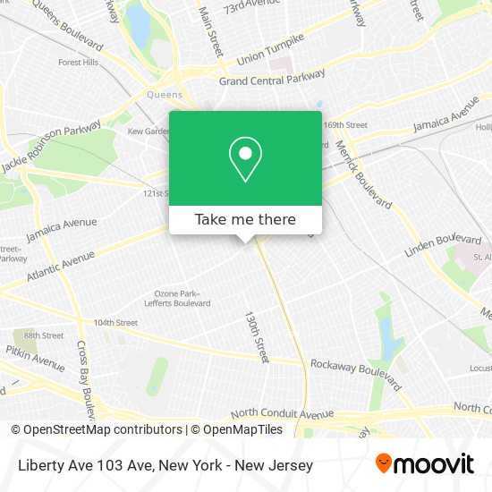 Mapa de Liberty Ave 103 Ave