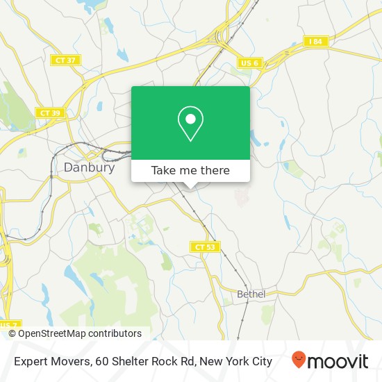 Mapa de Expert Movers, 60 Shelter Rock Rd