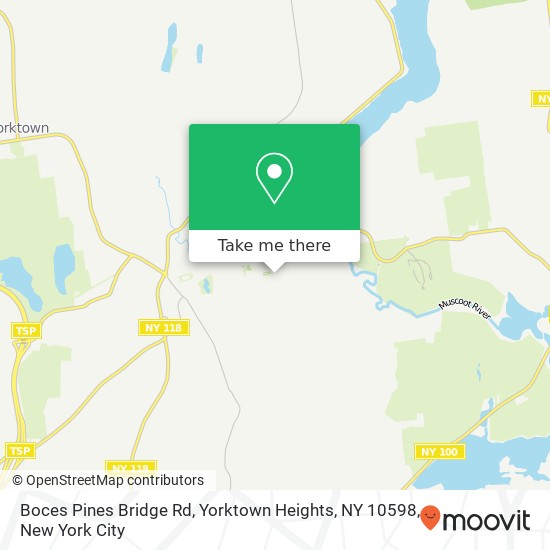 Boces Pines Bridge Rd, Yorktown Heights, NY 10598 map